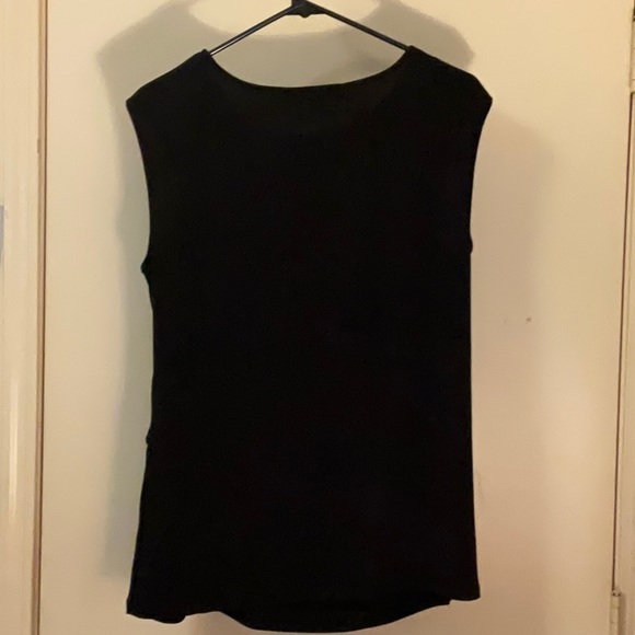 Adrienne vittadini top black size large - Picture 2 of 3